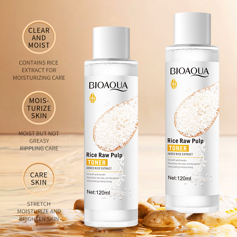 Skincare Oily Skin - BIOAOUA Essence Water Rice Puree Tone