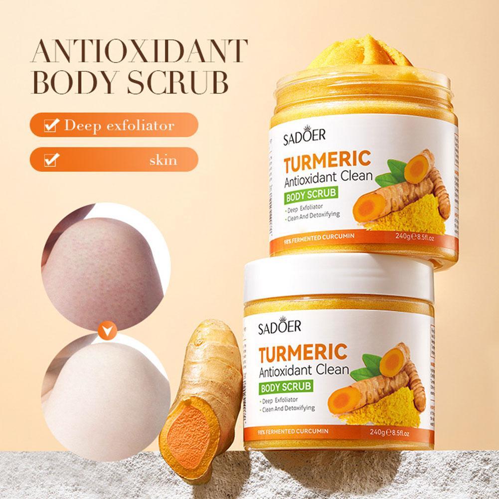 Aha Bha Exfoliant - Turmeric Brightening Scrub Deep Cleansing Exfoliating