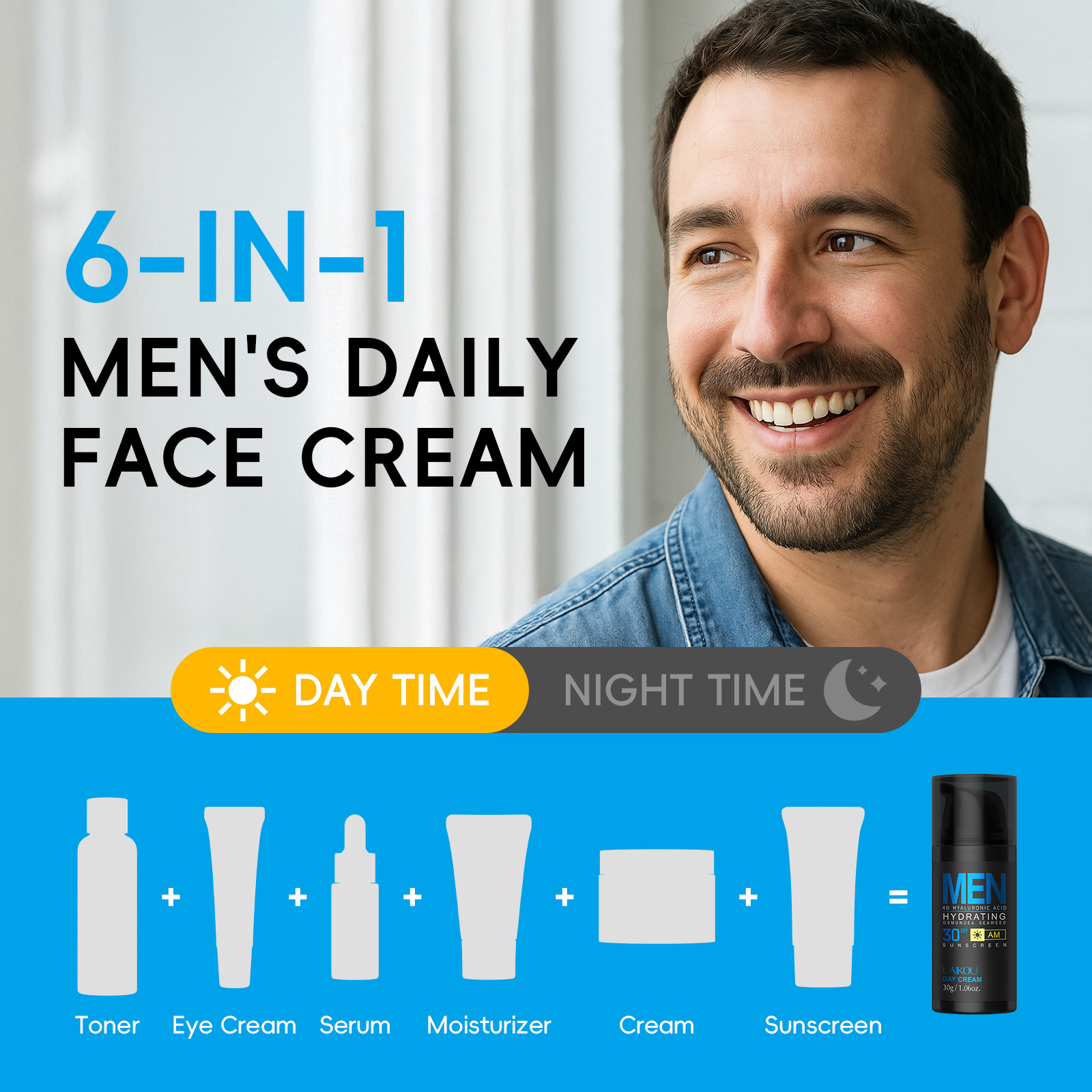 LAIKOU SPF30 Men Face Moisturi - Skincare Oily Skin 리뷰 및 가격