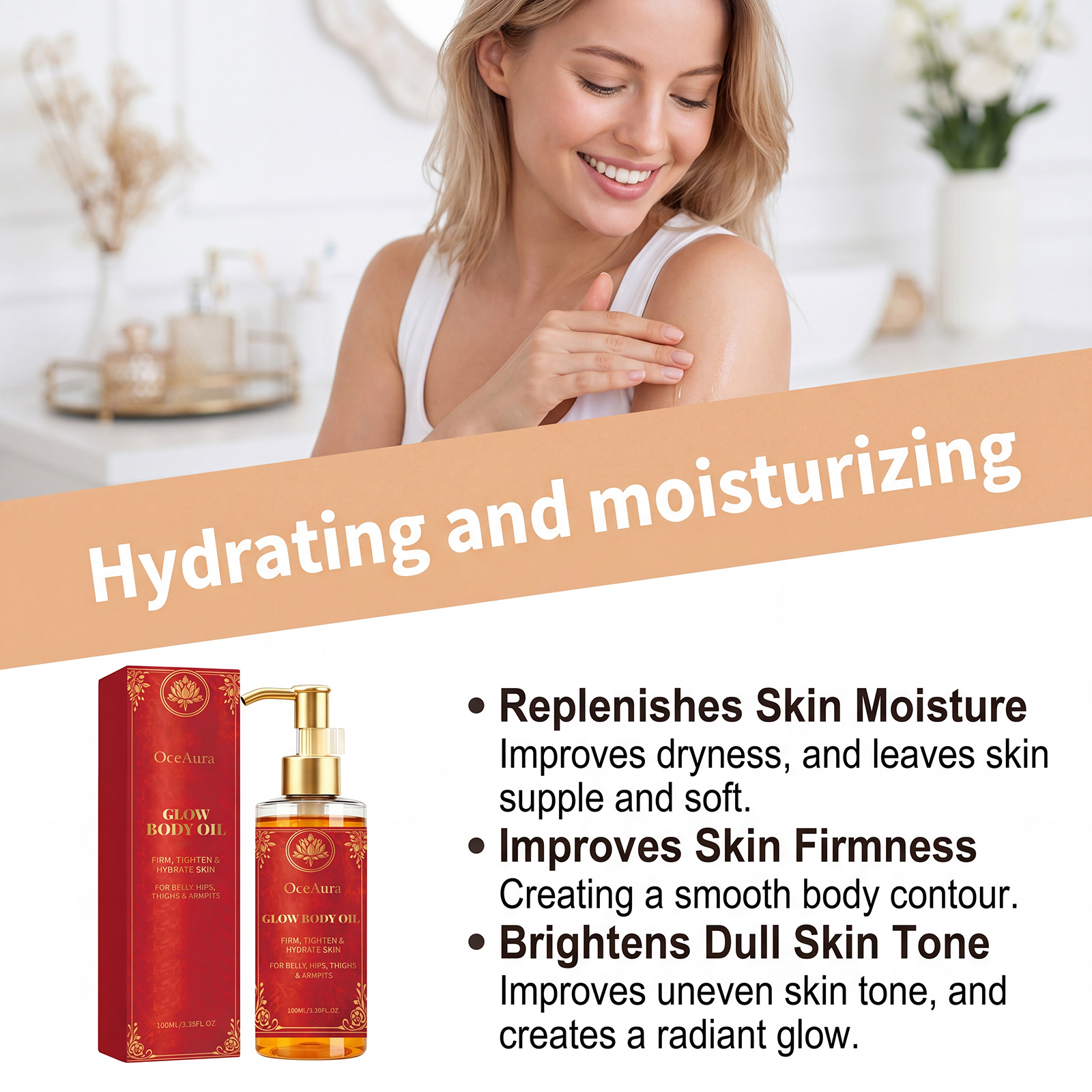 Firming Glowing Body Oil Smoot - Skincare Glow 리뷰 및 가격