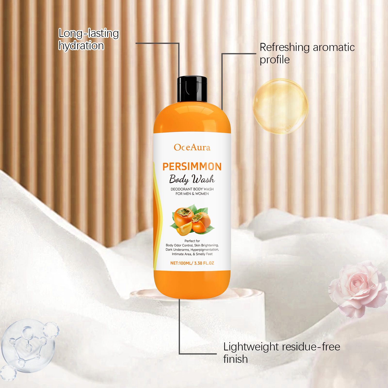 Persimmon Body Wash Remove Dir - Aha Bha Exfoliant 리뷰 및 가격