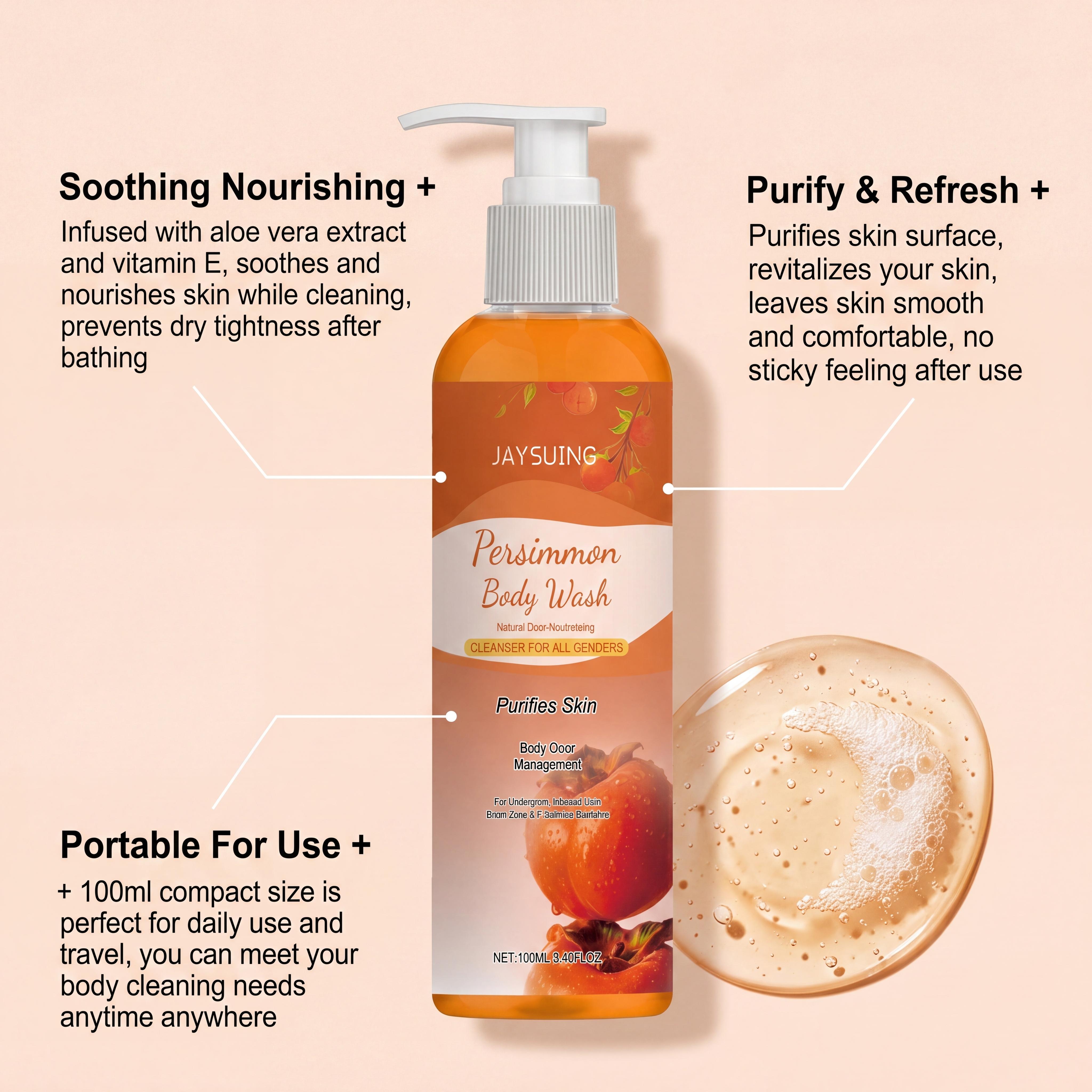 Persimmon Shower Gel Gentle Cl - Aha Bha Exfoliant 리뷰 및 가격