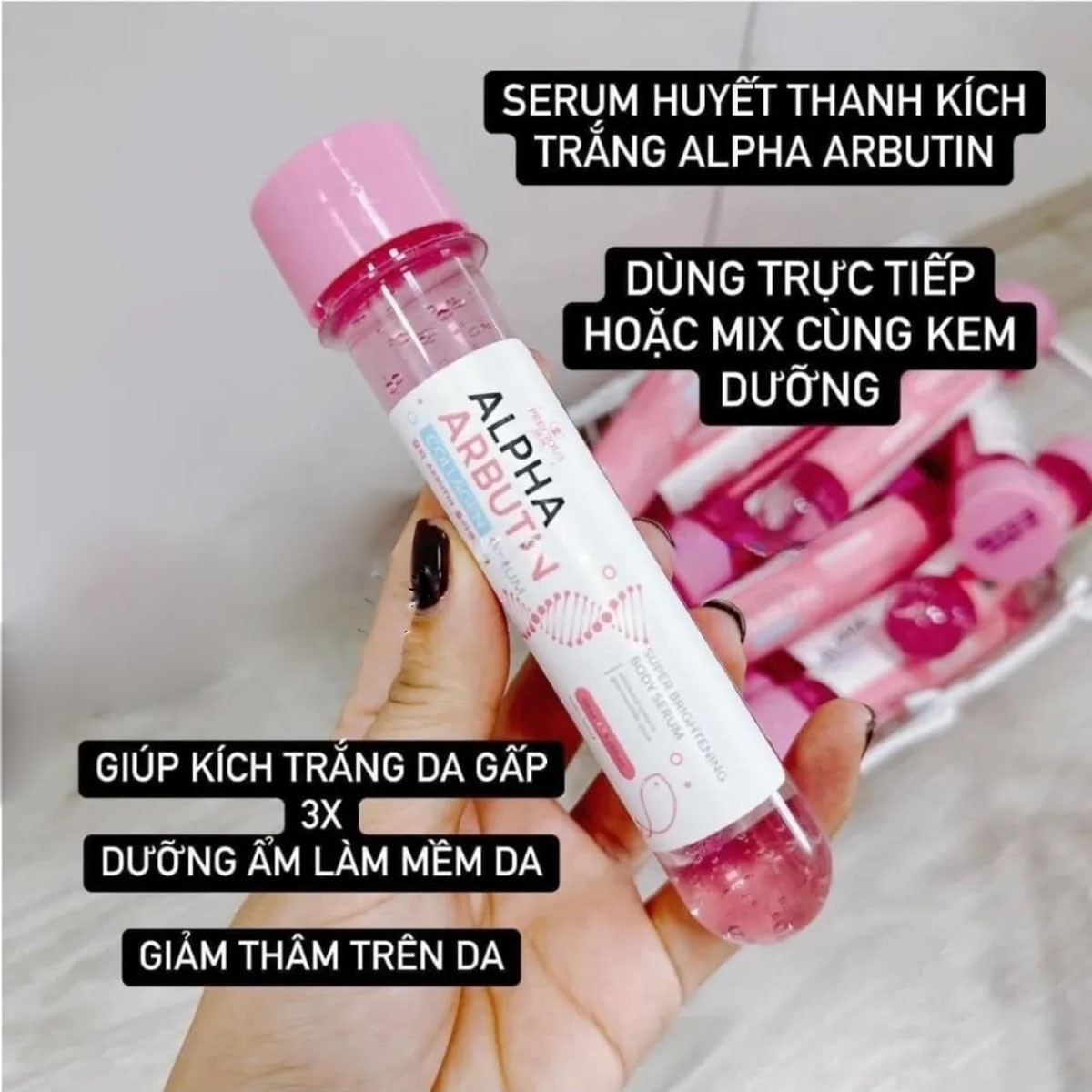 Ống Serum kích trắng da Alpha  - Alpha Arbutin Serum 리뷰 및 가격