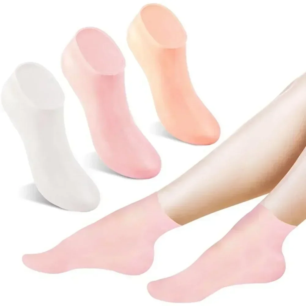 1Pair Silicone Socks Foot Spa  - Aha Bha Exfoliant 리뷰 및 가격