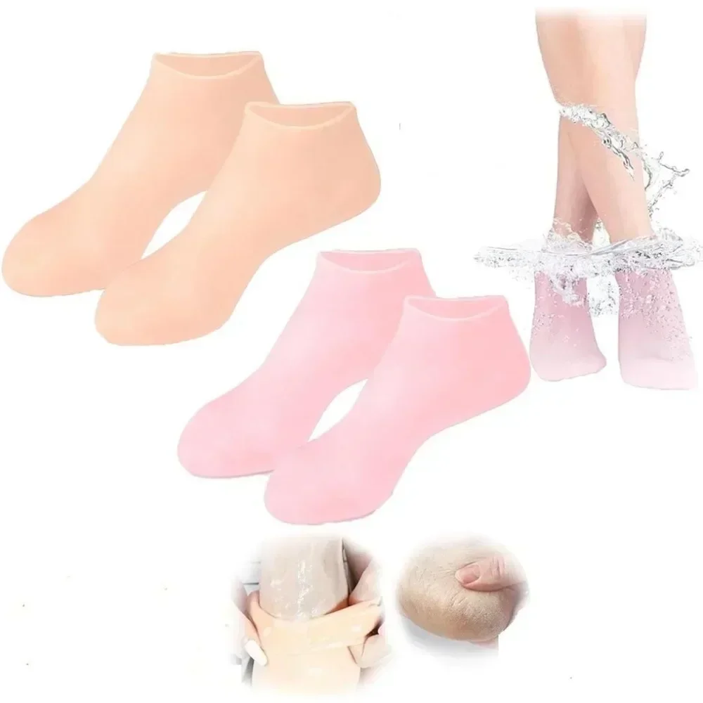 1Pair Silicone Socks Foot Spa  - Aha Bha Exfoliant 리뷰 및 가격