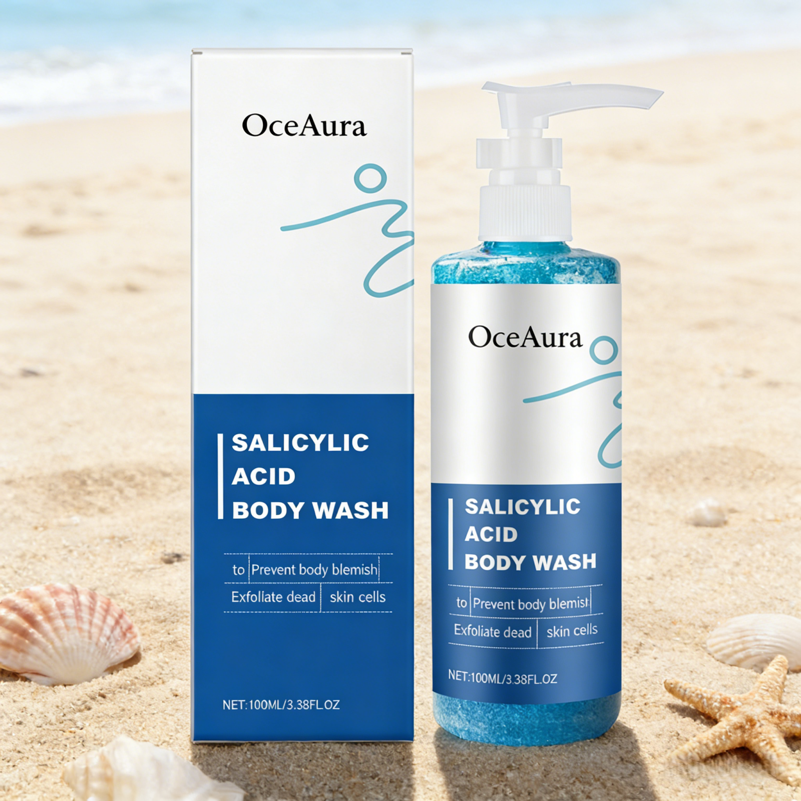 OceAura Salicylic Acid Shower  - Aha Bha Exfoliant 리뷰 및 가격